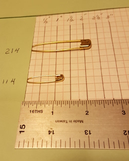 steeless coiless safety pins